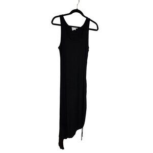 blue Buttercup Asymmetrical Black Sleeveless Tank Dress Womens Size M